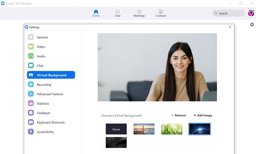 How to set up a virtual background in Zoom