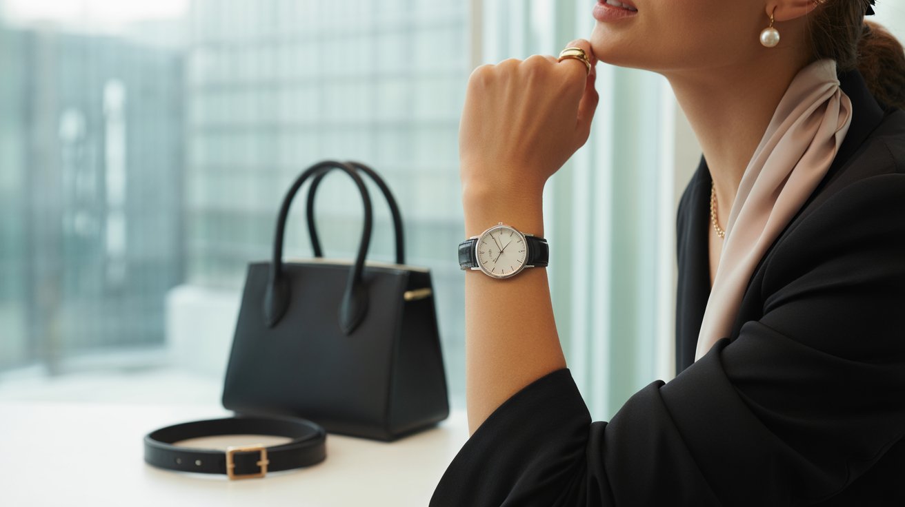 Accessorizing for Success Watches Hairclips Bags & More