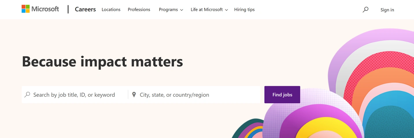 Tech Company Career Pages