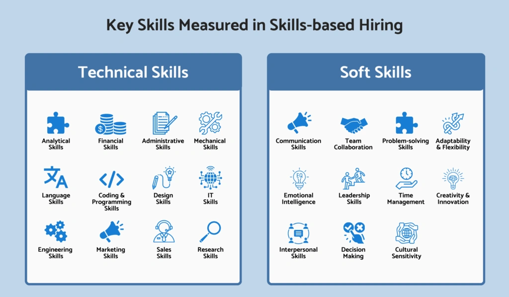 Experience vs Technical Skills 2024–2025