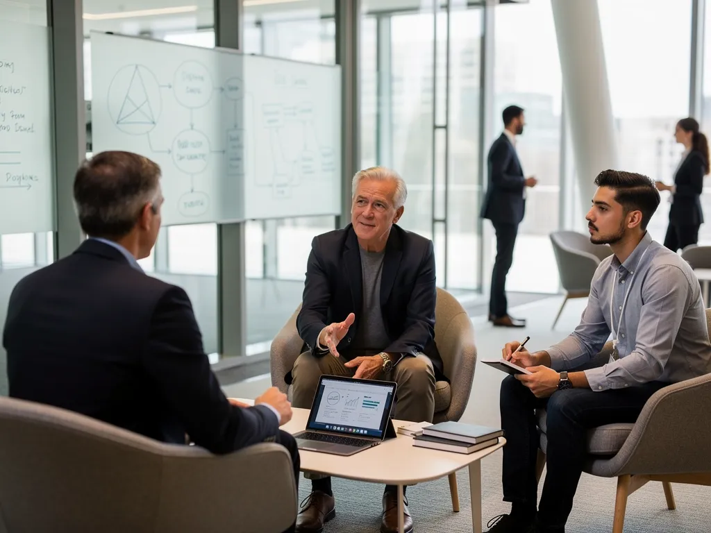 Candidate reviewing interview notes and resume before a video call