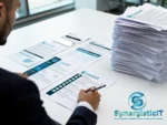 job seeker comparing tailored resume against pile of generic applications